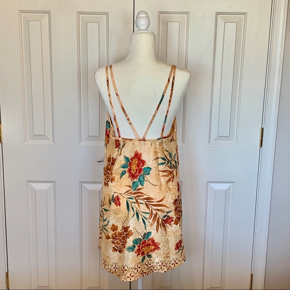 Vintage silky nightie and robe matching set - Picture 3 of 8